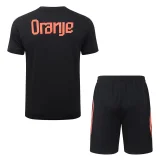 26-27 Netherlands Black Training Short Suit #J26029