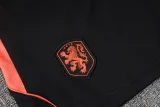 26-27 Netherlands Black Training Short Suit #J26029