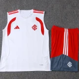 26-27 Internacional White Tank top and shorts suit #D26024