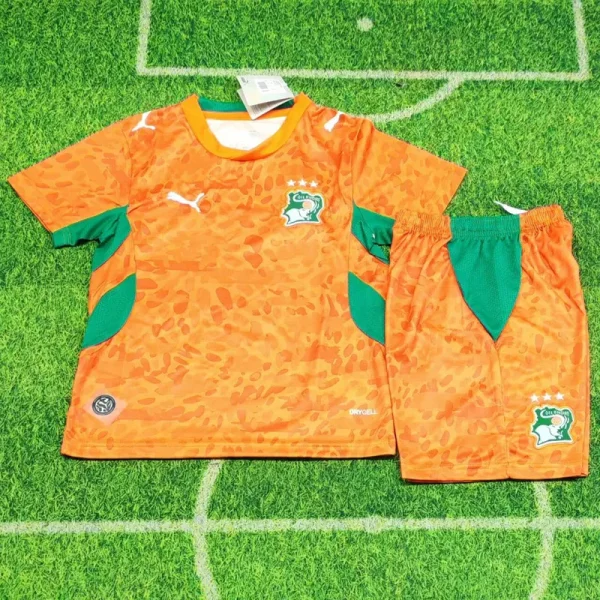 26-27 Ivory Coast Home Kids Soccer Jersey
