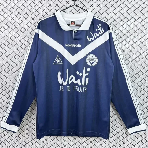 1996-1997 Bordeaux Home Long Sleeve Retro Soccer Jersey (长袖)
