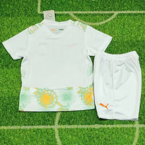 26-27 Ivory Coast Away Kids Soccer Jersey