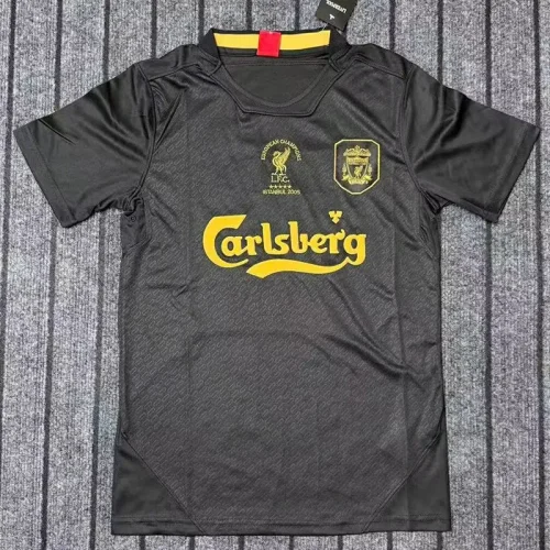 2005 LIV Black Retro Soccer Jersey (纪念版)