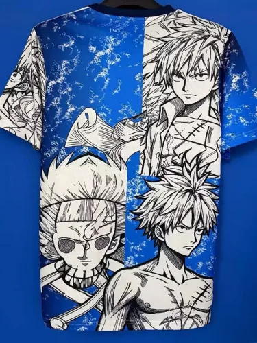 26-27 Japan Special Edition Training shirts (蓝白刀疤路飞)