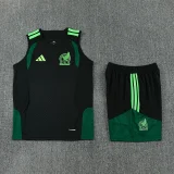 26-27 Mexico Black Tank top and shorts suit