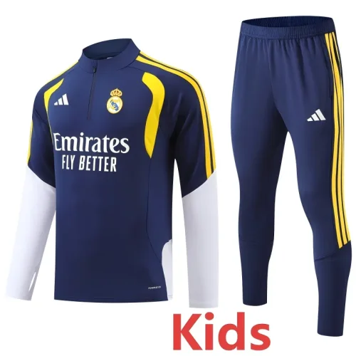 26-27 RMA Royal blue Kids Half Pull Tracksuit (童装)(半拉链)