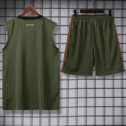 25-26 Bayern Dark green Tank top and shorts suit