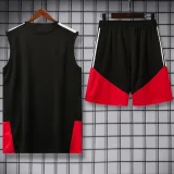 26-27 Germany Black Tank top and shorts suit