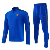 26-27 France Fancy blue Half Pull Tracksuit (半拉链)