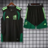 26-27 Mexico Black Tank top and shorts suit