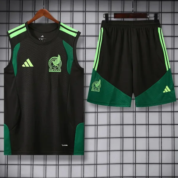 26-27 Mexico Black Tank top and shorts suit