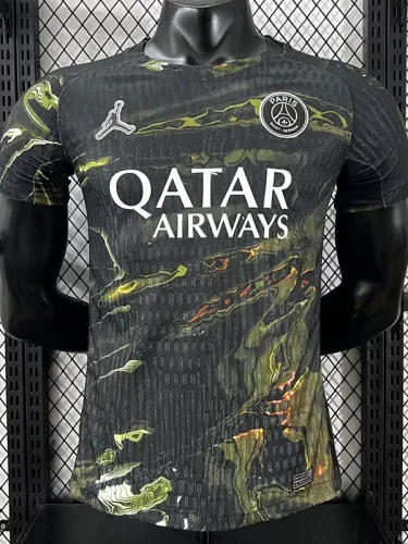 25-26 PSG Jordan Night Edition Kvaratskhelia # 7 Labubu Print Player Version Soccer jersey