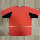 2002 Belgium Home Retro Soccer Jersey