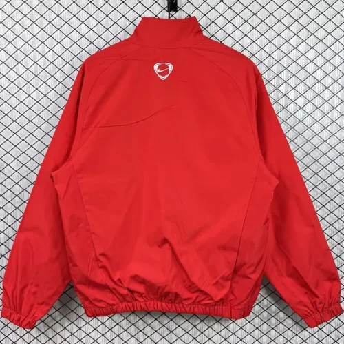 2010-2011 Man Utd Red Retro Windbreaker