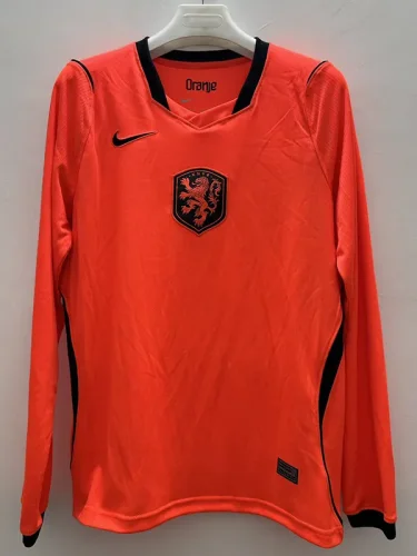 26-27 Netherlands Home Long Sleeve Soccer Jersey (长袖)