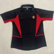 2002 Belgium Away Retro Soccer Jersey