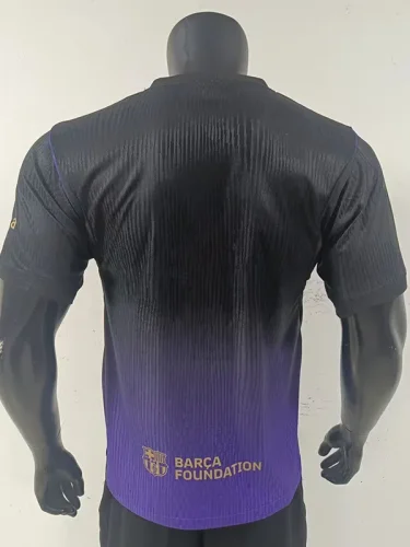 26-27 BAR Black Purple Player Version Soccer Jersey