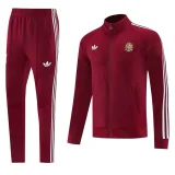 26-27 Spain Brown Red Jacket Tracksuit #01