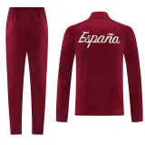 26-27 Spain Brown Red Jacket Tracksuit #01