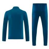 26-27 Portugal Lake blue Half Pull Tracksuit (半拉链)