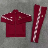 26-27 Spain Brown Red Jacket Tracksuit #01