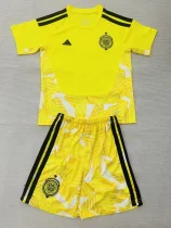 26-27 Celtic Yellow Goalkeeper Kids Soccer Jersey