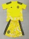 26-27 Celtic Yellow Goalkeeper Kids Soccer Jersey