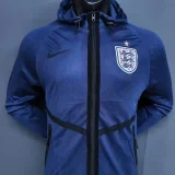2026 World Cup England Navy blue Walkout Jacket (Hooded) #单上衣
