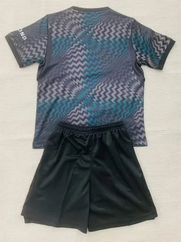 26-27 PSG Black Goalkeeper Kids Soccer Jersey