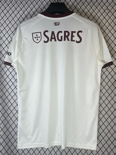 26-27 Benfica Beige White Fans Soccer Jersey