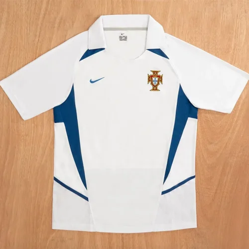 2002 Portugal Away Retro Soccer Jersey