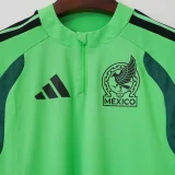 26-27 Mexico Green Top Half Pull Tracksuit (半拉上衣)