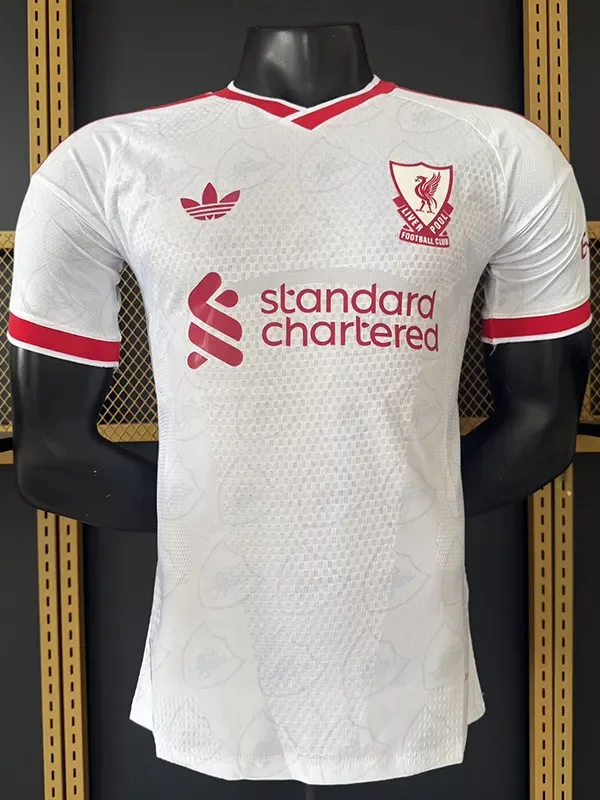 26-27 LIV White Player Version Soccer Jersey