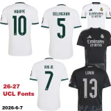 26-27 RMA Home Kids Soccer Jersey