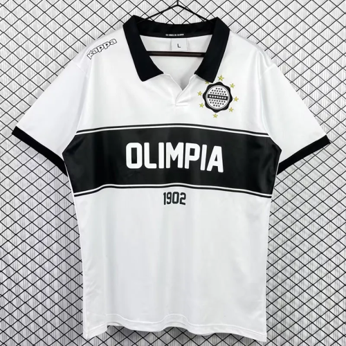 2012 Club Olimpia Home Retro Soccer Jersey