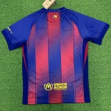 25-26 BAR Home Print Personalized AD Fans Soccer Jersey (前OR)