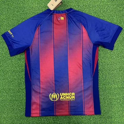 25-26 BAR Home Print Personalized AD Fans Soccer Jersey (前OR)
