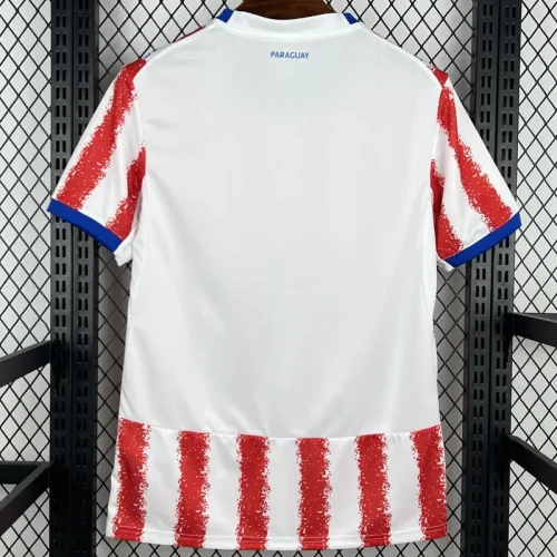 26-27 Paraguay Home Fans Soccer Jersey