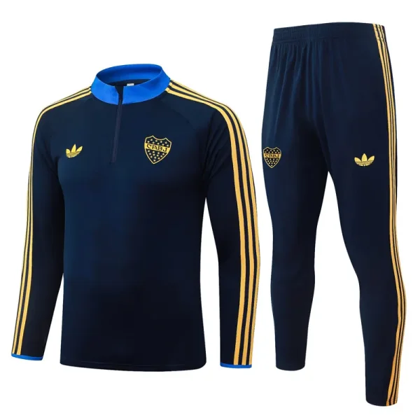 26-27 Boca Juniors Royal blue Half Pull Tracksuit #B26046(半拉链)