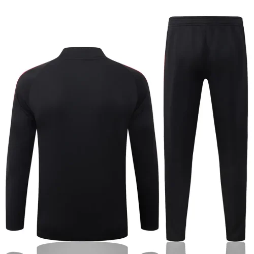 26-27 Man Utd Black Half Pull Tracksuit #B26048(半拉链)