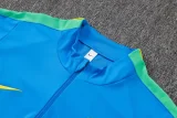 26-27 Brazil Lake blue Half Pull Tracksuit #B26041(半拉链)