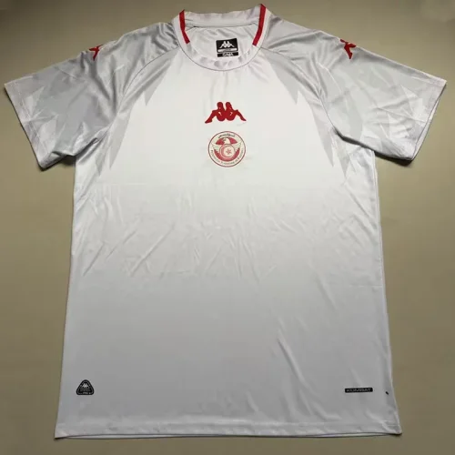 26-27 Tunisia Away Fans Soccer Jersey