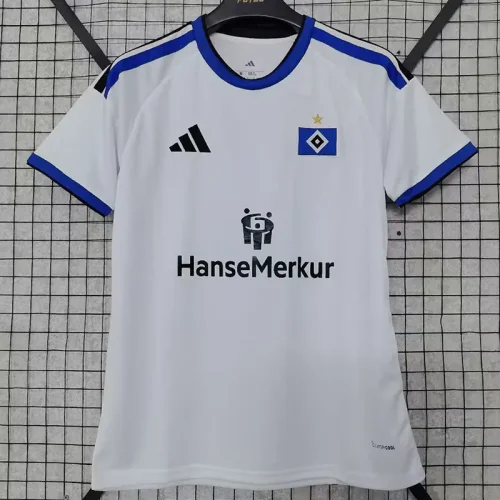 26-27 Hamburg SV White Fans Soccer Jersey