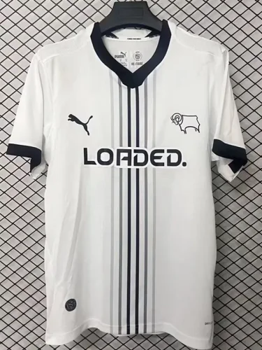 26-27 Derby County Home Fans Soccer Jersey