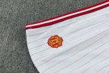 25-26 Man Utd White red Training Short Suit
