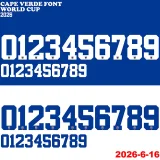 26-27 Cape Verde Away Fans Soccer Jersey