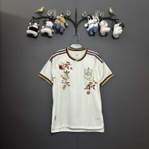 26-27 Spain Away Fans Soccer Jersey (Embroidery version)