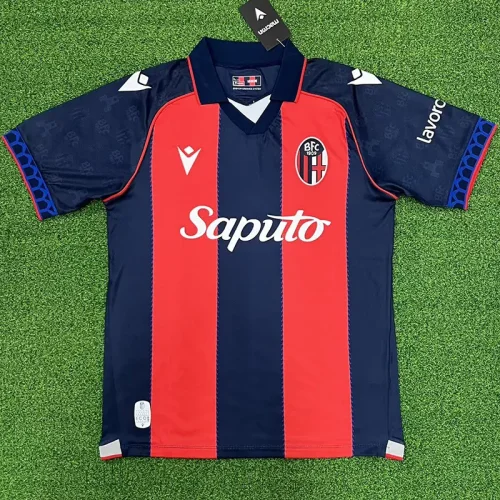 26-27 Bologna Home Fans Soccer Jersey