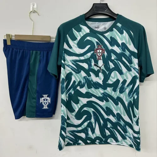 26-27 Portugal Green Training Short Suit