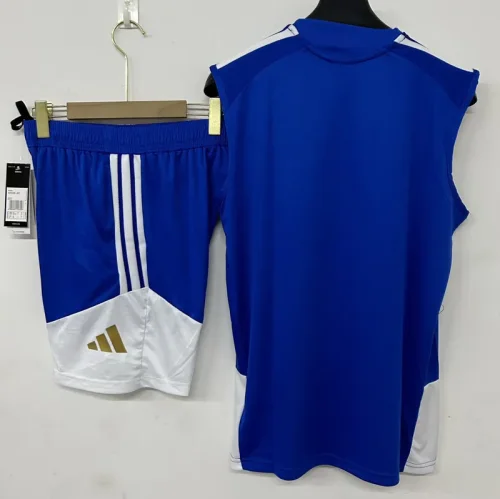 26-27 JUV Blue Tank top and shorts suit (背心短裤)